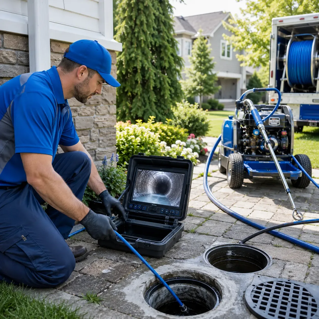Outdoor drain cleaning professionals serving Montgomeryville, PA